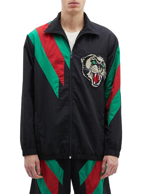 gucci jacket panther|Gucci track pants men.